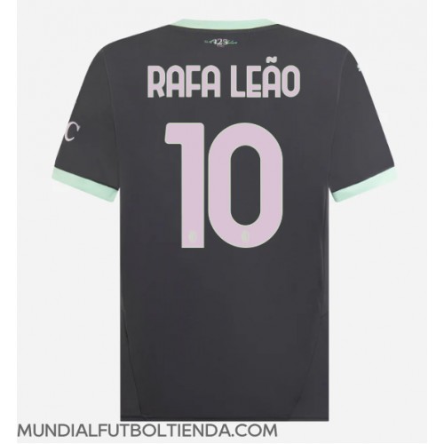 Camiseta AC Milan Rafael Leao #10 Tercera Equipación Replica 2024-25 mangas cortas